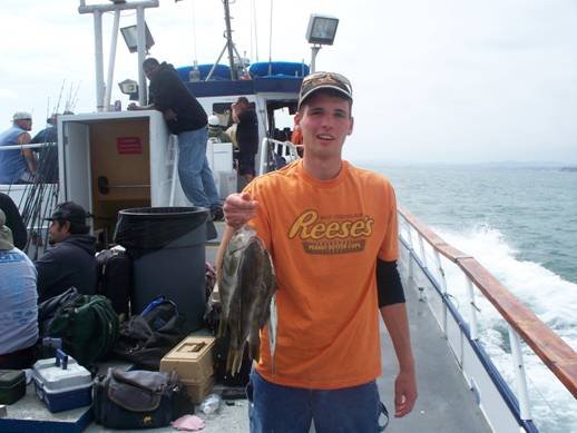 On my first-ever charter fishing trip in 2008, I caught and released 8 Pacific Mackerel and kept 5 Calico Bass.